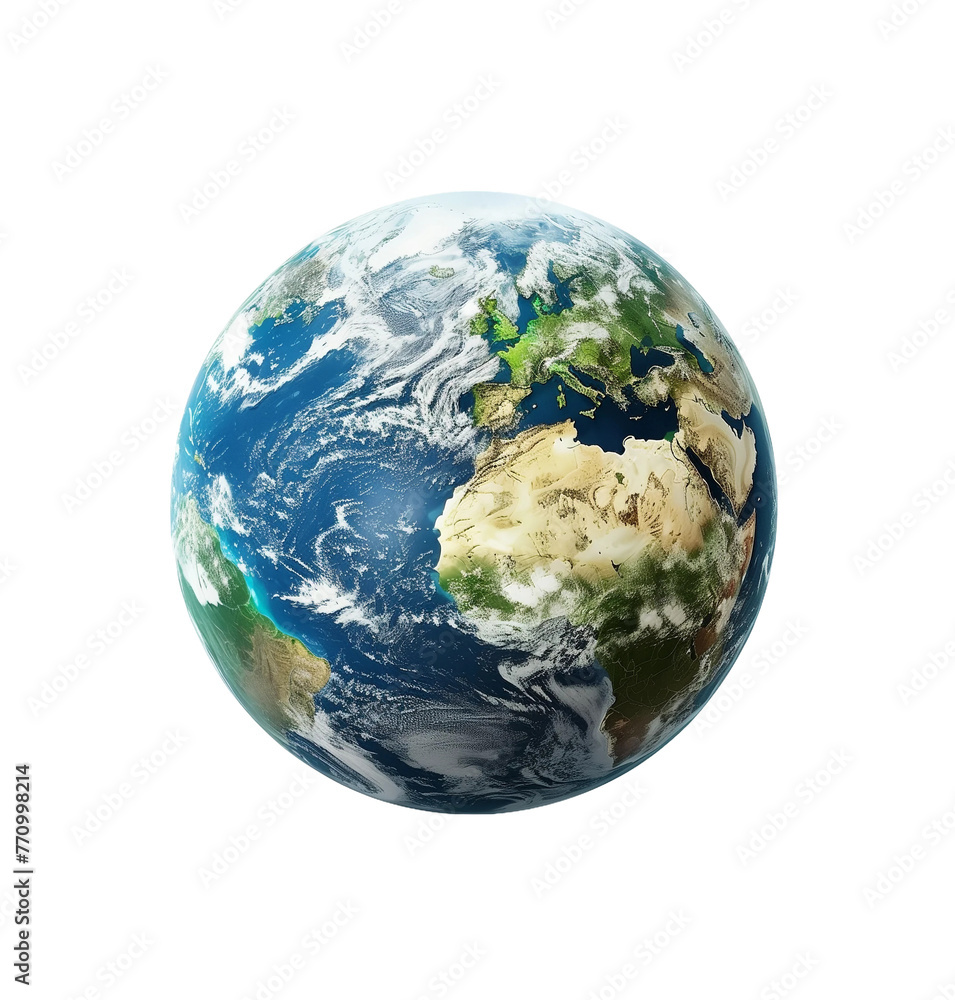 Canvas Prints earth isolated on transparent background
