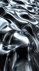 abstract wallpaper, macro illustration liquid metal

