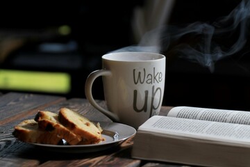 Energizing Start: Coffee and Toast Breakfast
