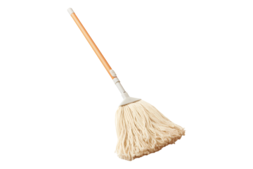 HANDLE MOP isolated on transparent background, PNG Cutout