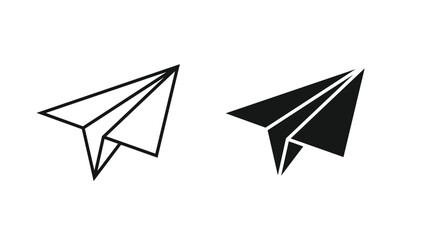 Send Icon Design with Dynamic and Static Elements