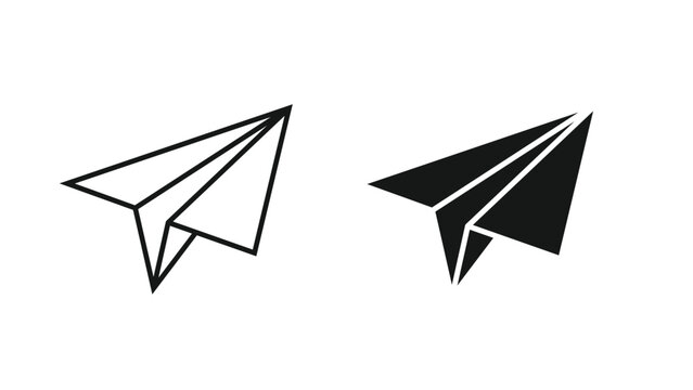 Send Icon Design with Dynamic and Static Elements