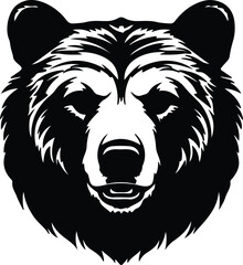 Fototapeta premium black bear portrait