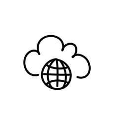 Cloud Computing Line Icons
