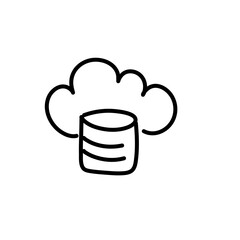 Cloud Computing Line Icons
