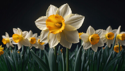 daffodil flower in a nice close view 