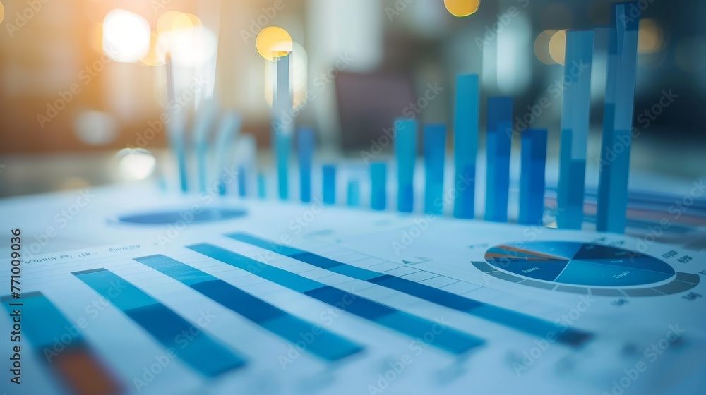 Aufkleber Financial planning. Data analysis. Management strategy. Business statistics. Finance chart. Financial planning. Data analysis.