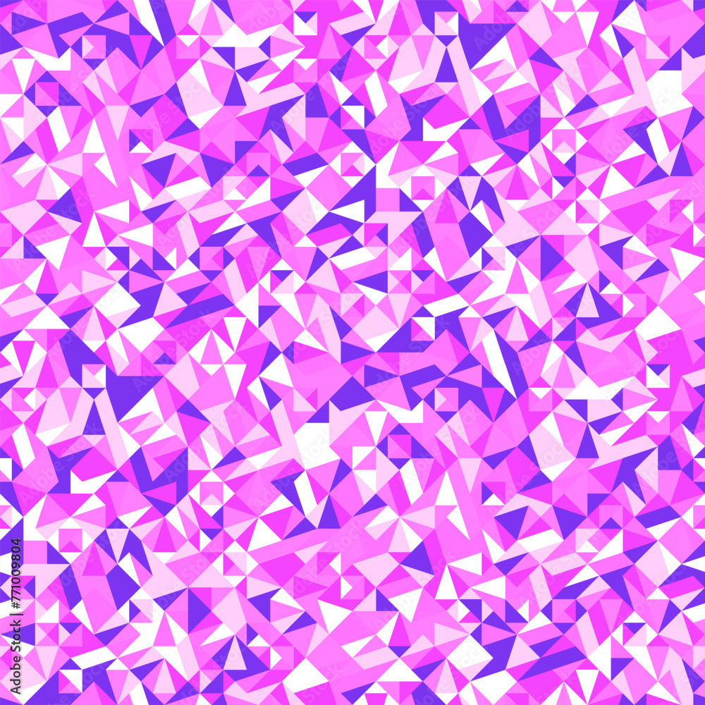 Poster colorful seamless triangle pattern background - abstract vector design