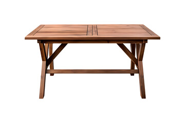 Outdoor Dining_Table isolated on transparent background, PNG Cutout