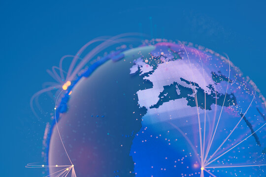 Europe Enveloped by an Interconnected Satellite 