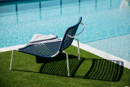 Swimming Pool with Deck Chair