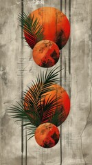Moonlit Palm Tree Painting - 771012856