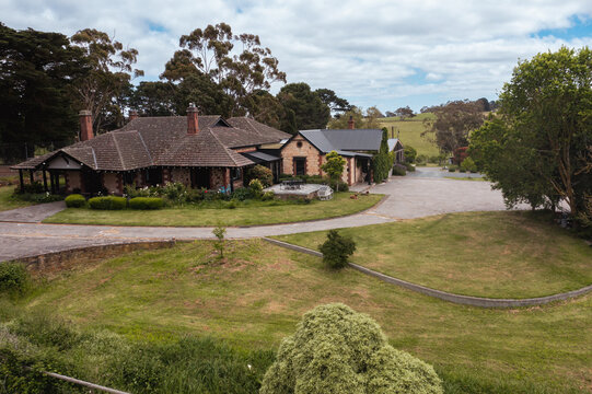 aerial of large homestead