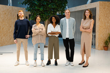 Modern Office Team Portrait