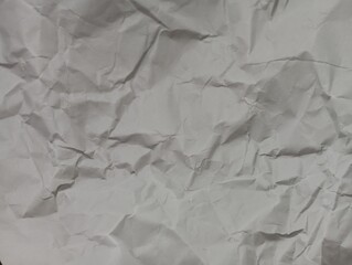 Fototapeta premium wrinkled crumpled white paper background
