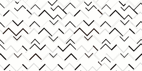Geometric pattern with zigzags. Black and white background for the cover of the Memphis style or background