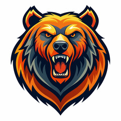 silhouette, teeth, dog, nature, grizzly