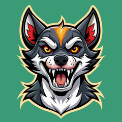 head, animal, vector, wolf, tattoo, tiger, lion, wild, illustration, dog, cartoon