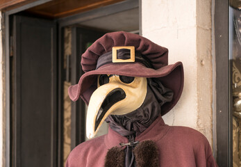 Venedig, historische Masken für Touristen - obrazy, fototapety, plakaty