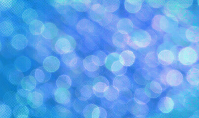Blue bokeh background banner for Party, greetings, poster, ad, events, and various design works