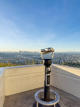 The Griffith Observatory Lookouts Over Los Angeles