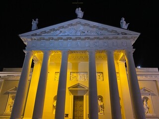 Cathedral at night