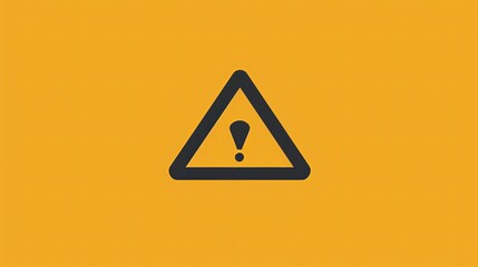A warning icon, attention icon, and danger symbol are depicted in flat vector illustration format.