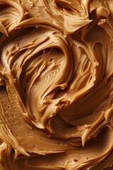 Close-up of a Gourmet Peanut Butter Styled for a Raw, All-Natural Recipe Generative AI