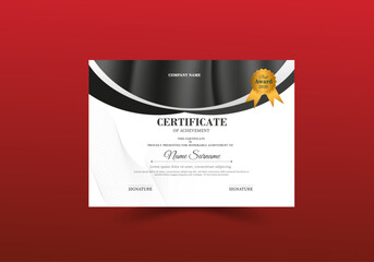 Appreciation & Achievement Certificate Template Design