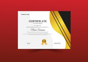 certificate template and border, for award, diploma,