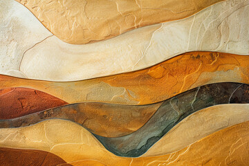 A close-up of an abstract background inspired by the stunning landscapes of Italy. - obrazy, fototapety, plakaty