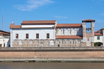 The Church and convent of San Matteo in Pisa