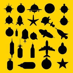 bomb icons collection 