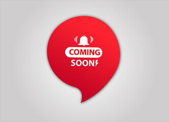 red flat sale web banner for coming soon banner and poster