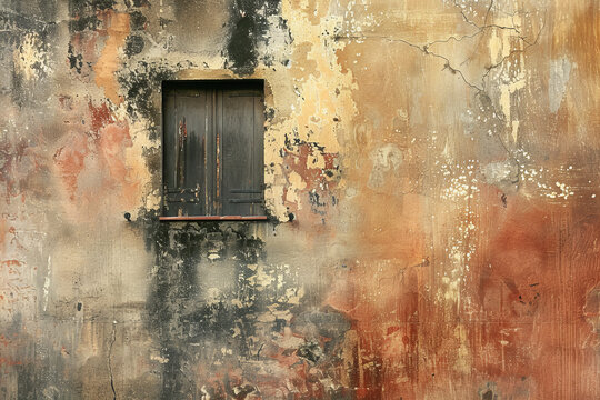 An abstract background that reflects the rustic charm of the Italian countryside. The image is a mix of earthy tones and textures