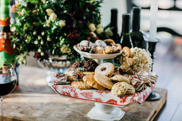 Christmas table setting