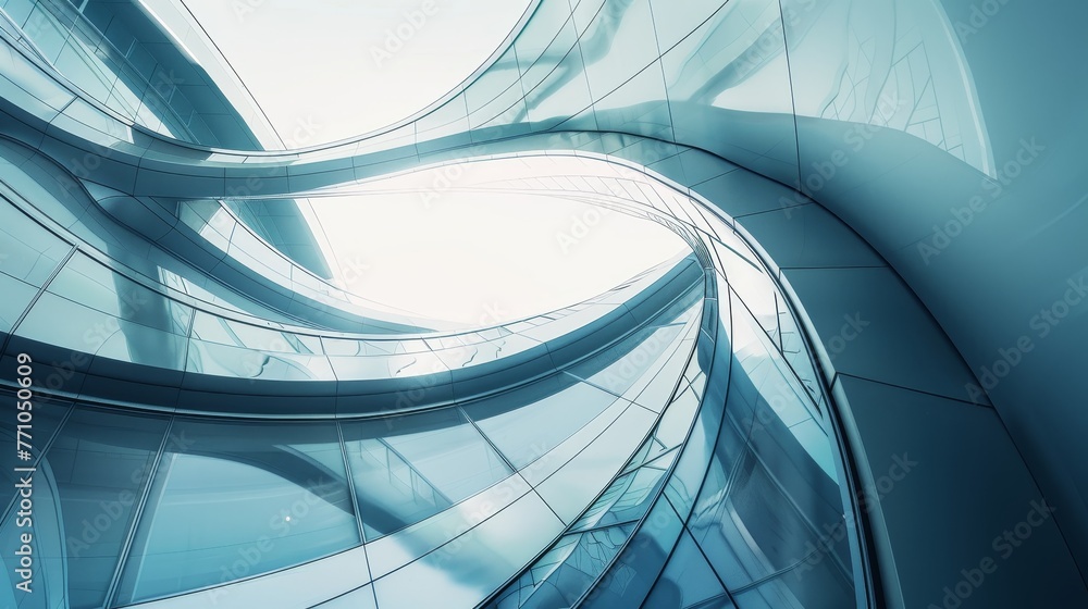 Poster abstract architecture cinematic shots of architectural elements with intentional blur transforming b