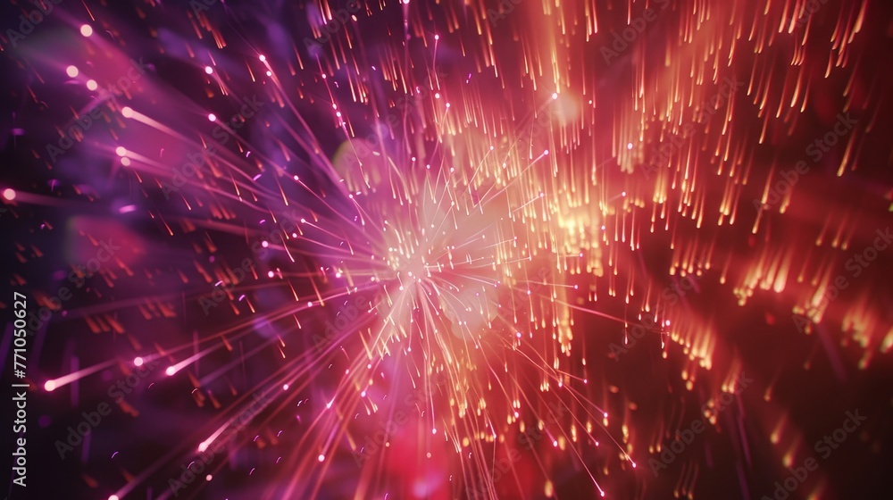 Aufkleber abstract fireworks cinematic shots of fireworks displays with intentional blur transforming bursts o