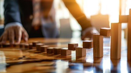 Business Resilience Professional captures of businesses overcoming challenges and crises adapting to change and emerging stronger and more resilien  AI generated illustration