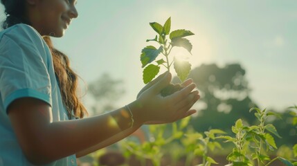 Corporate Social Responsibility Cinematic shots of businesses engaging in CSR initiatives from volunteer activities to environmental sustainability  AI generated illustration