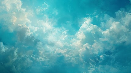 Obraz premium A light blue sky with wispy clouds shortly after sunrise, generated with ai