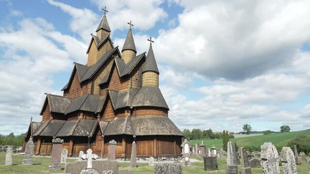 Heddal Stave Church is a parish church built out of wood.
