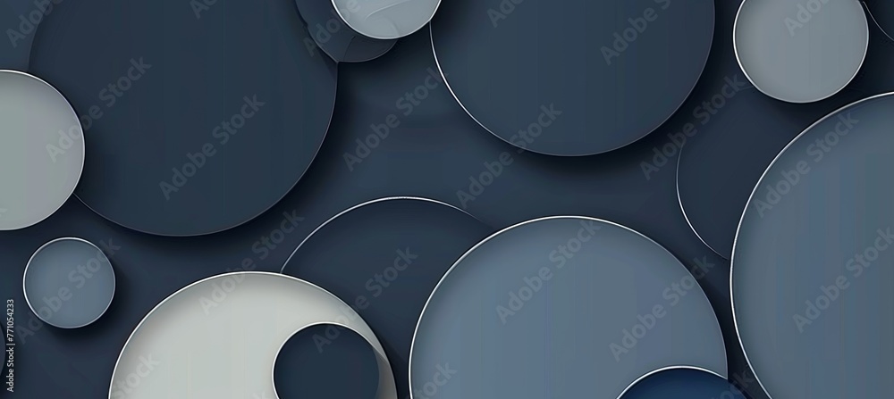 Poster blue geometric gradient banner with stone pattern for web and print design projects