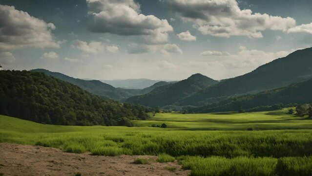 Nature canvas captivating landscape around the world nature landscape 4k HDR