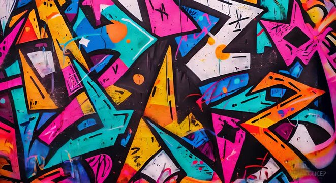 colorful graffiti background