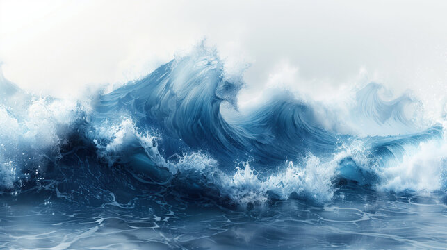 Stormy ocean wave