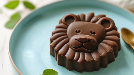 chocolate lion head