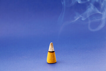 Incense in Cone shaped  burning