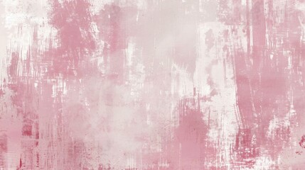 Pink and white abstract oil painting texture. Modern acrylic background, The Chaos of Emotion on Canvas.