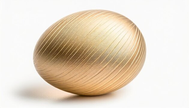 large picture of an isolated easter egg with a stripes pattern